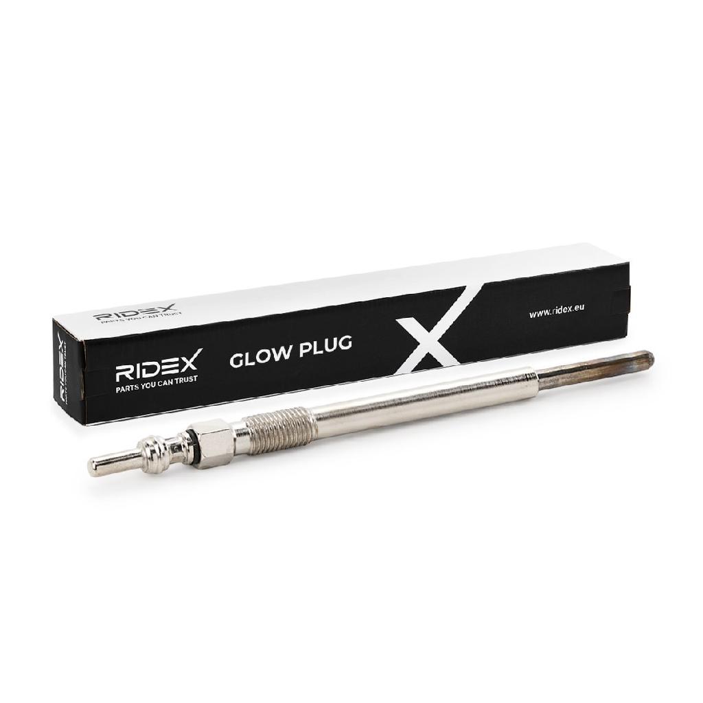 RIDEX Diesel Glühkerze Schlüsselweite: 8mm Glühkerzenausführung:Stabglühkerze