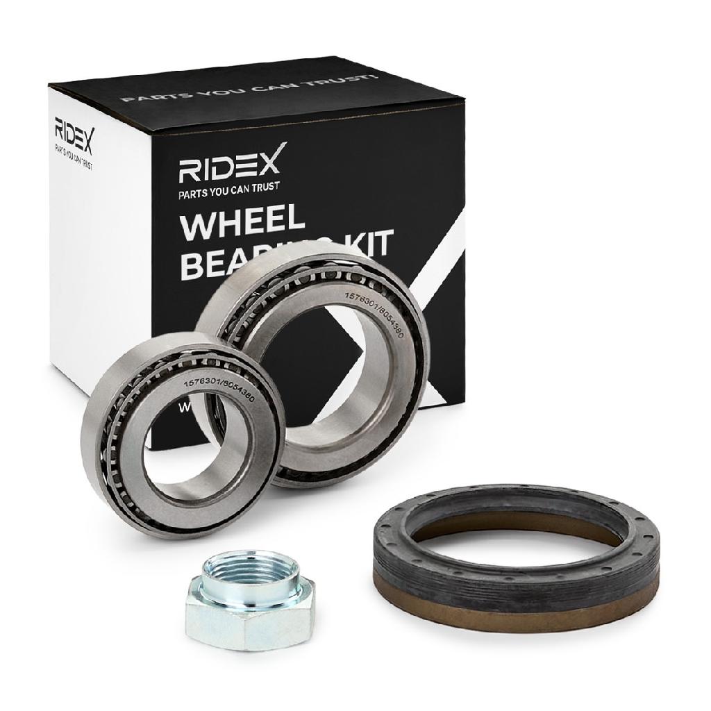 RIDEX 654W0105 Radlagersatz pro 1 Rad Hinten beidseitig passend für PEUGEOT