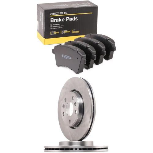 RIDEX Bremsenset Vorne Belüftet Ø280mm - Bremsscheiben und Beläge für RENAULT Bild RIDEX Bremsenset Vorne Belüftet Ø280mm - Bremsscheiben und Beläge für RENAULT