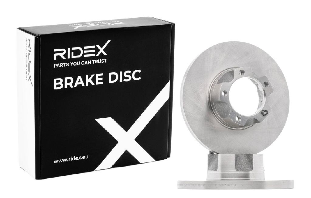 RIDEX 82B0992 2x Bremsscheiben Vorne Ø281mm voll für VW LT 28-35 II Bus