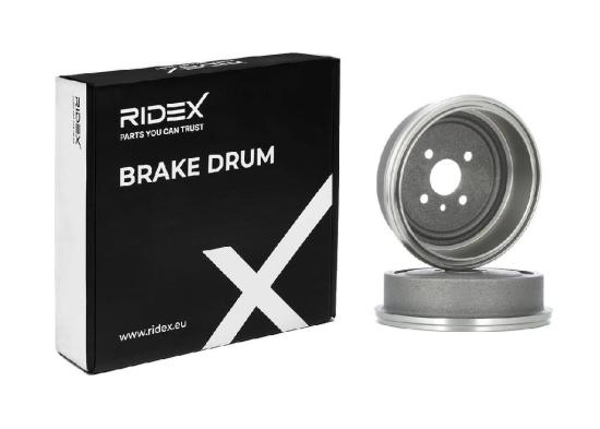 RIDEX 123B0054 2x Bremstrommeln Set Hinten für OPEL MANTA B (58, 59) Bild RIDEX 123B0054 2x Bremstrommeln Set Hinten für OPEL MANTA B (58, 59)