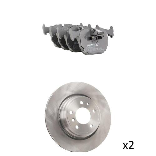 RIDEX Bremsenset Hinten Belüftet Ø328mm - Bremsscheiben und Beläge für BMW 7 Bild RIDEX Bremsenset Hinten Belüftet Ø328mm - Bremsscheiben und Beläge für BMW 7