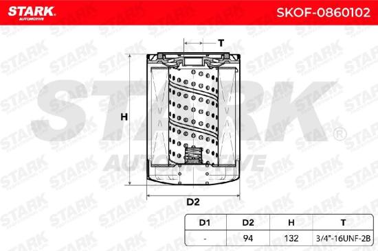 STARK Ölfilter Auto Motorölfilter Anschraubfilter SKOF-0860102 für NISSAN Bild STARK Ölfilter Auto Motorölfilter Anschraubfilter SKOF-0860102 für NISSAN