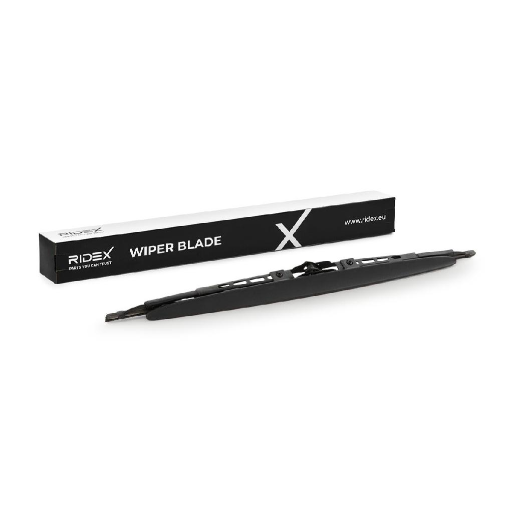 RIDEX Scheibenwischer Wischblatt Stück mit Spoiler Vorne Länge: 530mm Standard