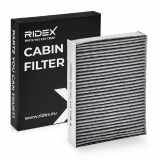 RIDEX 424I0060 Innenraumfilter Pollenfilter Aktivkohlefilter Höhe: 35 Breite: