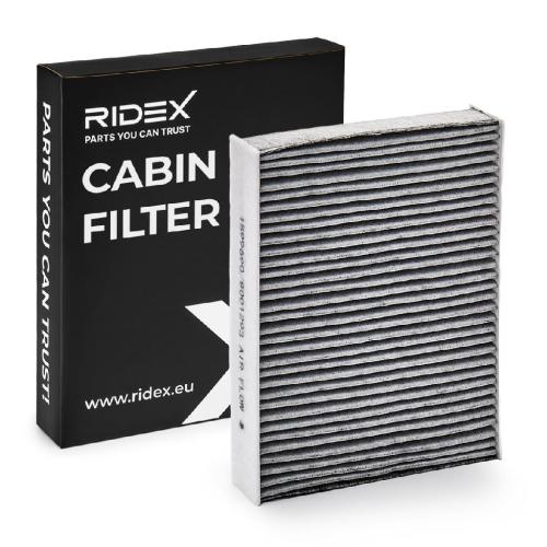 RIDEX 424I0060 Innenraumfilter Pollenfilter Aktivkohlefilter Höhe: 35 Breite: Bild RIDEX 424I0060 Innenraumfilter Pollenfilter Aktivkohlefilter Höhe: 35 Breite: