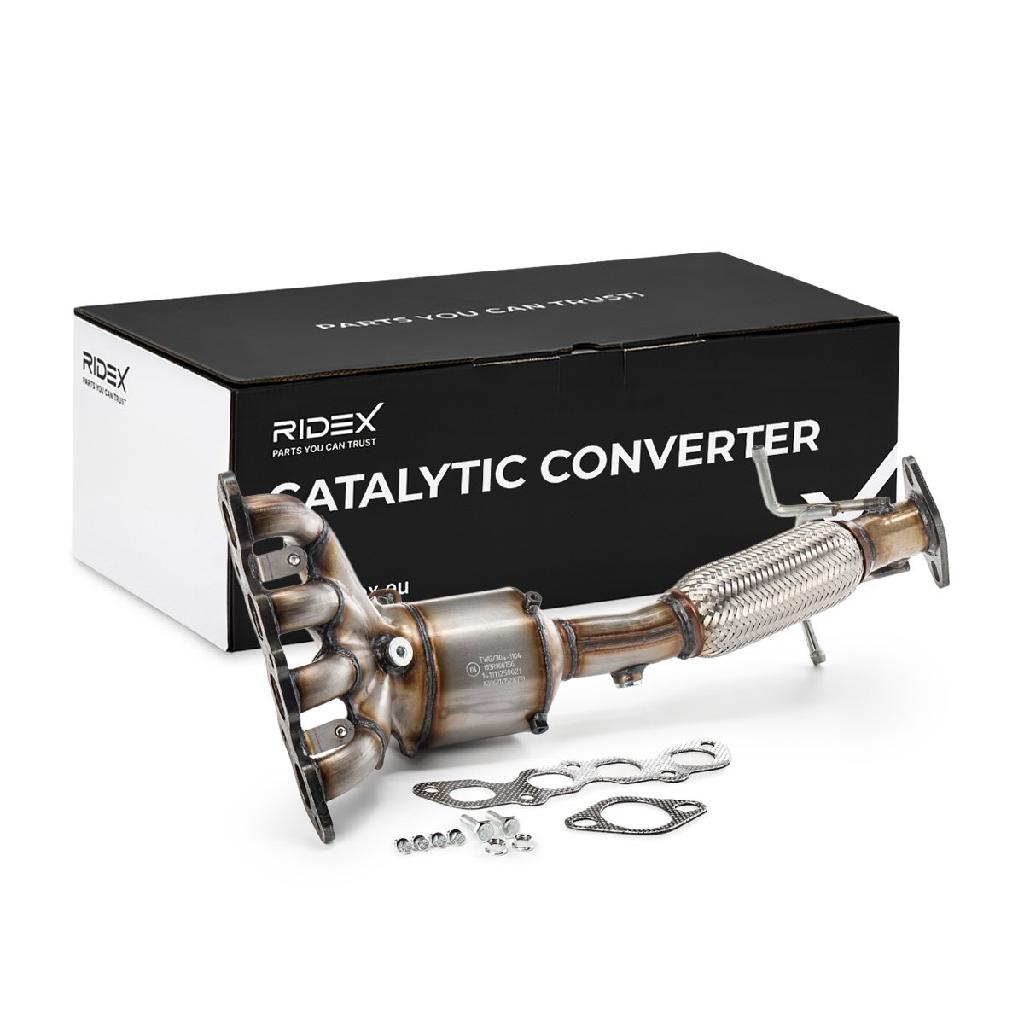 RIDEX 429C0157 Katalysator Kat mit Anbau-/Befestigungsmaterial mit für Fahrzeuge