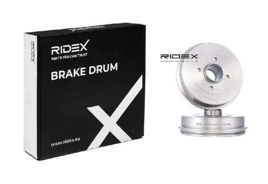 RIDEX 123B0009 2x Bremstrommeln Set Hinten InnenØ203mm für RENAULT KANGOO Bild RIDEX 123B0009 2x Bremstrommeln Set Hinten InnenØ203mm für RENAULT KANGOO