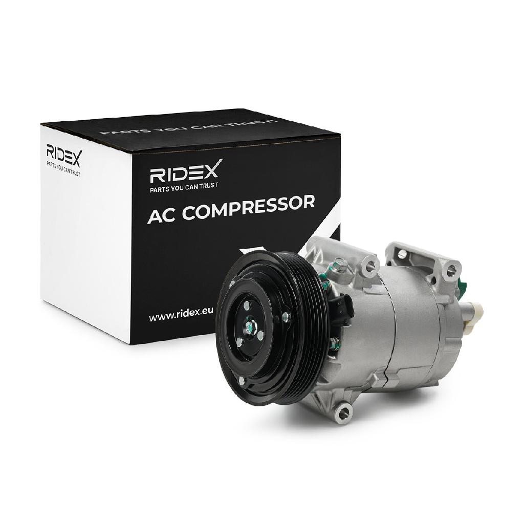 RIDEX A/C Kompressor für Klimaanlage Klimakompressor mit ID: CVC6 Kältemittel: