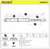 RIDEX 219G0174 Heckklappendämpfer hinten Länge:285mm 600N Hub: 107mm für SEAT Bild RIDEX 219G0174 Heckklappendämpfer hinten Länge:285mm 600N Hub: 107mm für SEAT
