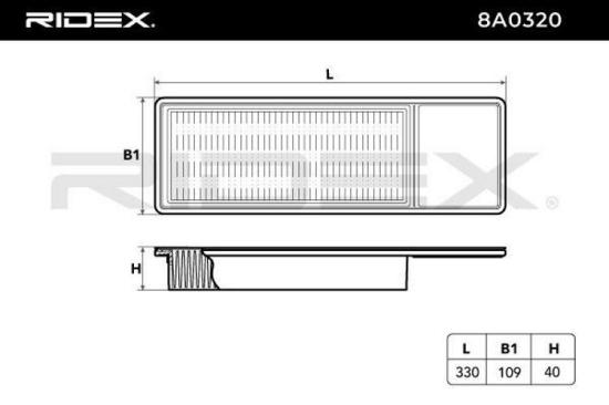 RIDEX 8A0320 Motor Luftfilter Filtereinsatz für HONDA Jazz II Schrägheck Bild RIDEX 8A0320 Motor Luftfilter Filtereinsatz für HONDA Jazz II Schrägheck
