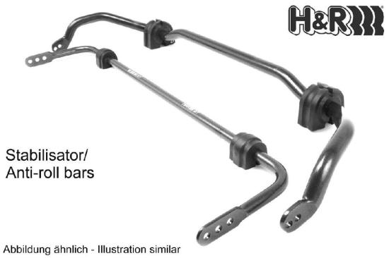 H&R Set Stabilisatorsatz Vorne Hinten für VW Golf 1 Cabriolet (155) Bild H&R Set Stabilisatorsatz Vorne Hinten für VW Golf 1 Cabriolet (155)