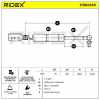 RIDEX 219G0459 Heckklappendämpfer rechts Länge:575mm 350N Hub: 235mm für MAZDA Bild RIDEX 219G0459 Heckklappendämpfer rechts Länge:575mm 350N Hub: 235mm für MAZDA