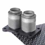 RIDEX Flexrohr Auspuff Abgasrohr Ø45mm 124,2mm Rohrverbinder:Flexibel mit für VW