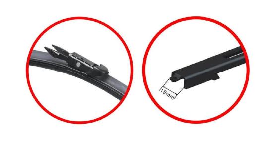 EINPARTS Scheibenwischer mit Spoiler Vorne Länge 1: 650mm Länge 2: 410mm Pinch Bild EINPARTS Scheibenwischer mit Spoiler Vorne Länge 1: 650mm Länge 2: 410mm Pinch
