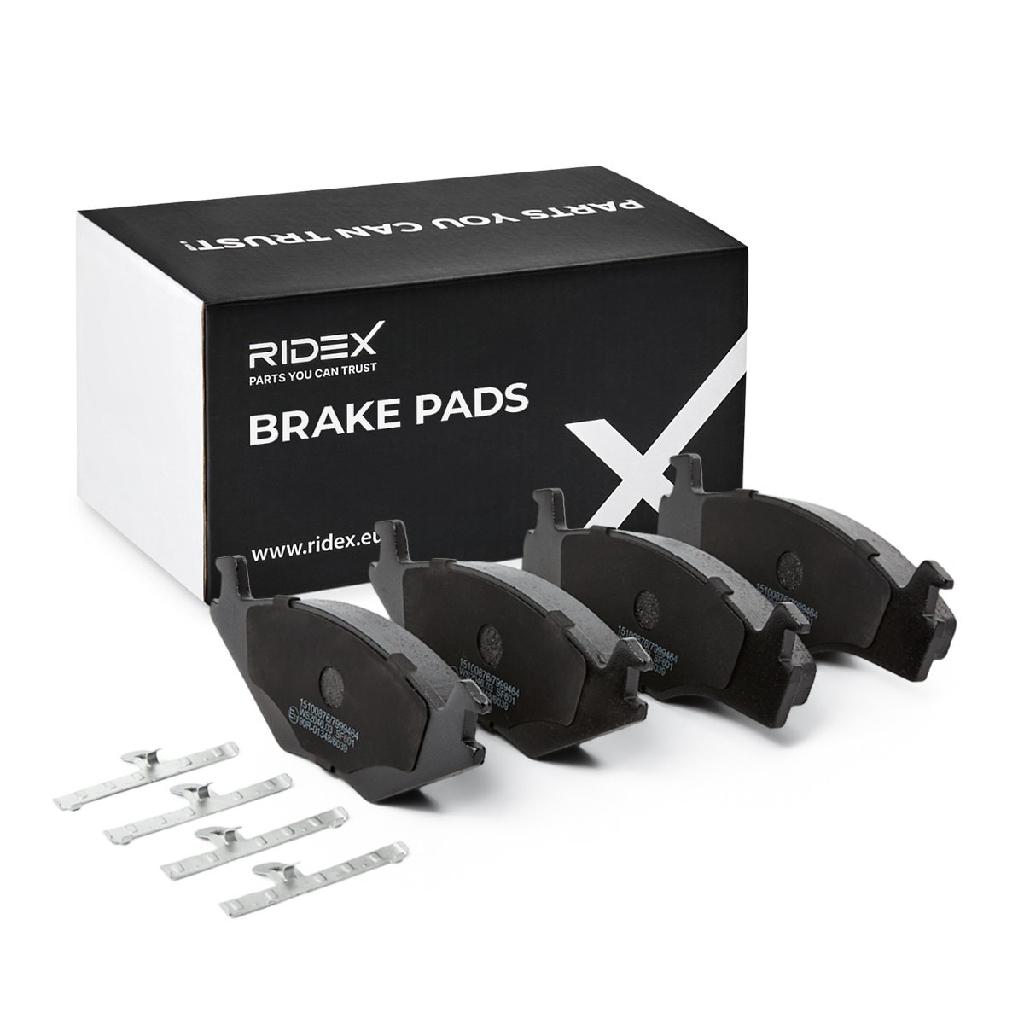 RIDEX Bremsbelagsatz Bremsbeläge Vorne für VW Golf 1I (19E, 1G1) Golf 1II (1H1)