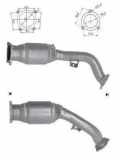 VEGAZ AK-348 Katalysator Kat Euro 6 für AUDI A4 Avant (8K5, B8) 8K0254253JX