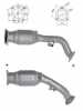 VEGAZ AK-348 Katalysator Kat Euro 6 f&uuml;r AUDI A4 Avant (8K5, B8) 8K0254253JX