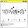 RIDEX 188C0471 Fahrwerksfeder Hinten für OPEL Vivaro A Kastenwagen (X83) Bild RIDEX 188C0471 Fahrwerksfeder Hinten für OPEL Vivaro A Kastenwagen (X83)