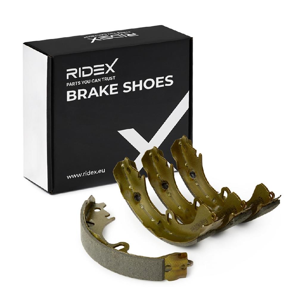 RIDEX Bremsbacken Satz für Trommelbremse Hinten für TOYOTA COROLLA 70B0076