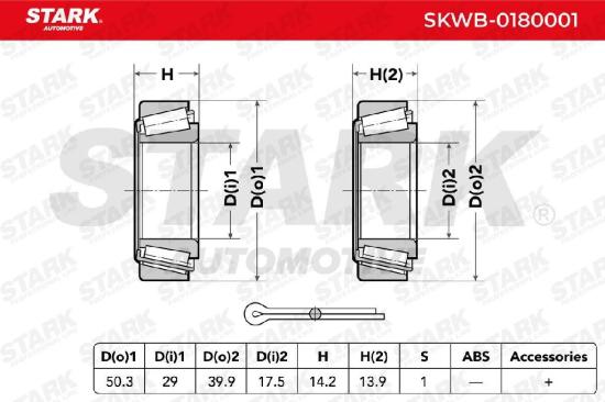 STARK SKWB-0180001 Radlagersatz pro 1 Rad Hinten Vorne für VW Golf 1V Schrägheck Bild STARK SKWB-0180001 Radlagersatz pro 1 Rad Hinten Vorne für VW Golf 1V Schrägheck