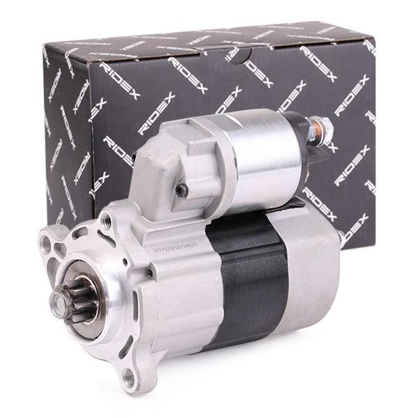RIDEX Motor Starter/Anlasser 0,90kW für VW Lupo (6X1, 6E1) für SKODA FABIA (6Y2)