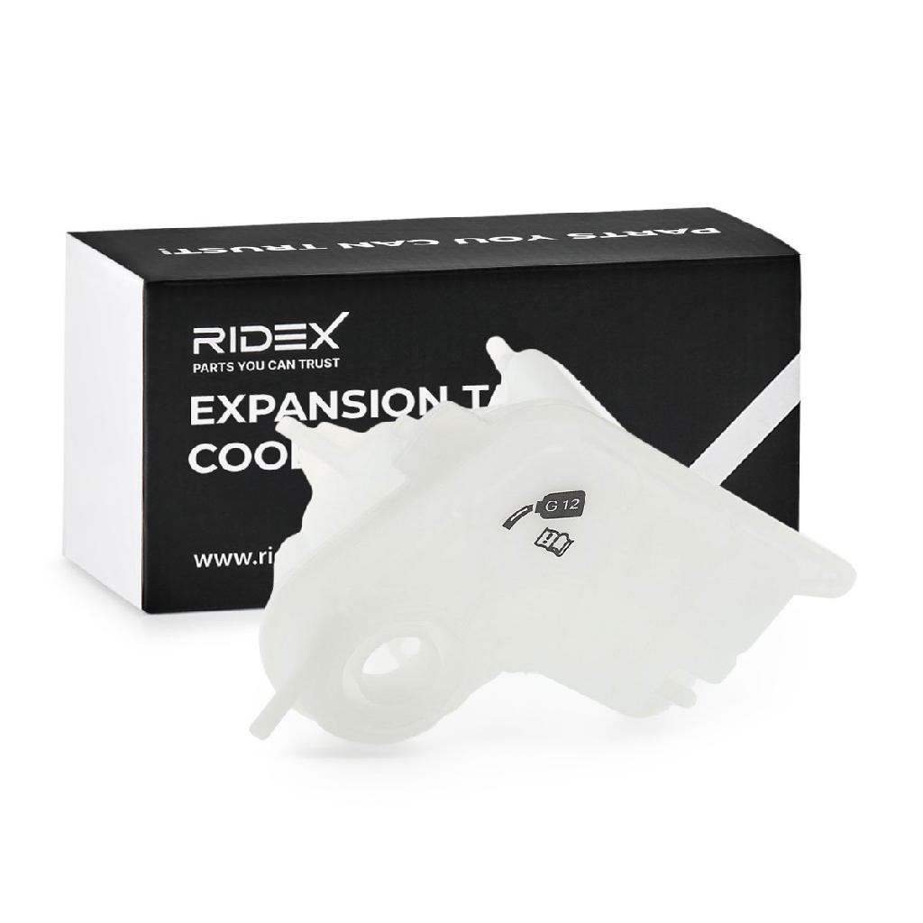 RIDEX 397E0073 Ausgleichsbehälter Kühlmittel ohne Deckel mit Sensor für AUDI