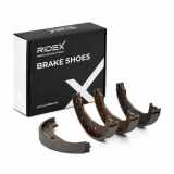 RIDEX Bremsbacken Satz für Trommelbremse Hinten ohne Hebel für BMW 3 Touring