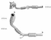 VEGAZ SKK-920 Katalysator Kat Euro 6 für VW Golf 5II Schrägheck 5Q0254504HX