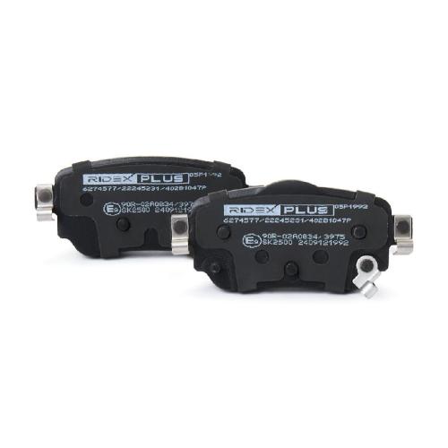 RIDEX PLUS Bremsbelagsatz Bremsbeläge Hinten für NISSAN Qashqai II (J11, J11) Bild RIDEX PLUS Bremsbelagsatz Bremsbeläge Hinten für NISSAN Qashqai II (J11, J11)