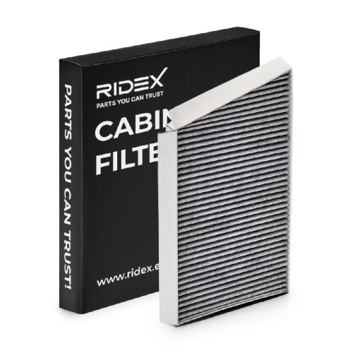 RIDEX 424I0042 Innenraumfilter Pollenfilter Aktivkohlefilter Höhe: 25 Breite: Bild RIDEX 424I0042 Innenraumfilter Pollenfilter Aktivkohlefilter Höhe: 25 Breite: