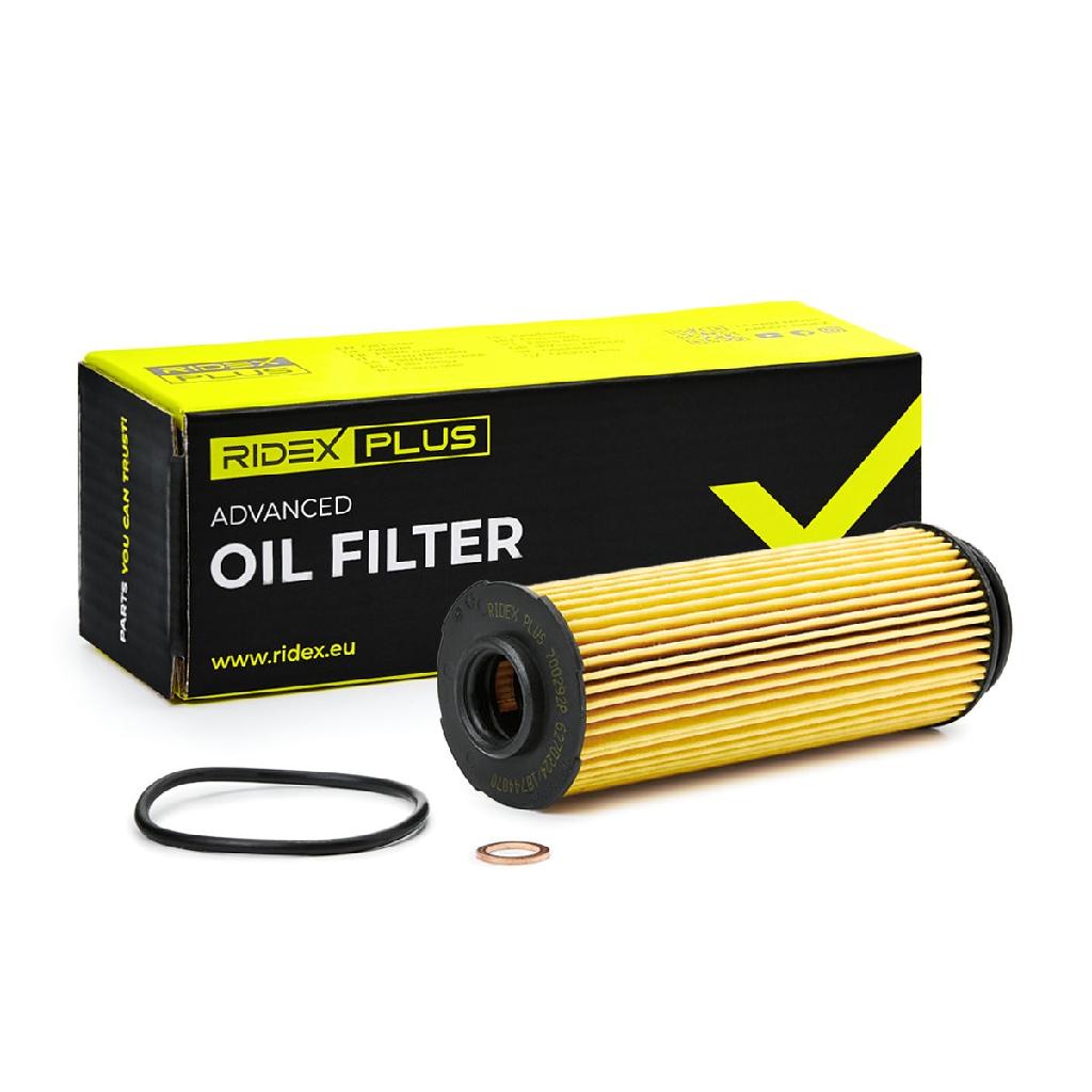RIDEX PLUS Ölfilter Motorölfilter Filtereinsatz 7O0292P für BMW 1 Schrägheck