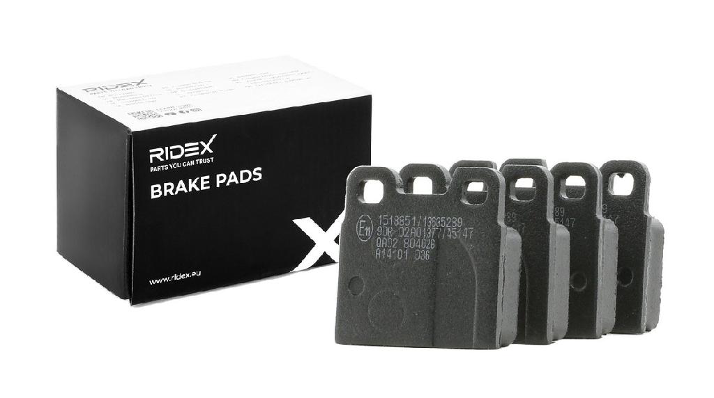 RIDEX Bremsbelagsatz Bremsbeläge Hinten für VW Kaefer Typ 1 Kaefer Cabrio (15)