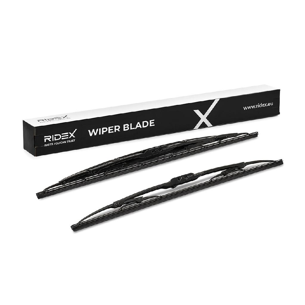 RIDEX Scheibenwischer Satz Wischerblätter Satz mit Spoiler Vorne Länge 1: 550mm