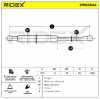RIDEX 219G0644 Heckklappendämpfer beidseitig Länge:274,5mm 590N Hub: 90mm Bild RIDEX 219G0644 Heckklappendämpfer beidseitig Länge:274,5mm 590N Hub: 90mm