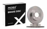 RIDEX 82B3058 2x Bremsscheiben Vorne Ø231mm Belüftet für SUZUKI IGNIS (MF)