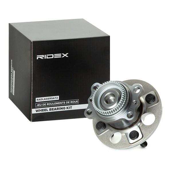 RIDEX 654W1003 Radlagersatz pro 1 Rad Hinten beidseitig mit Zubehör für HYUNDAI