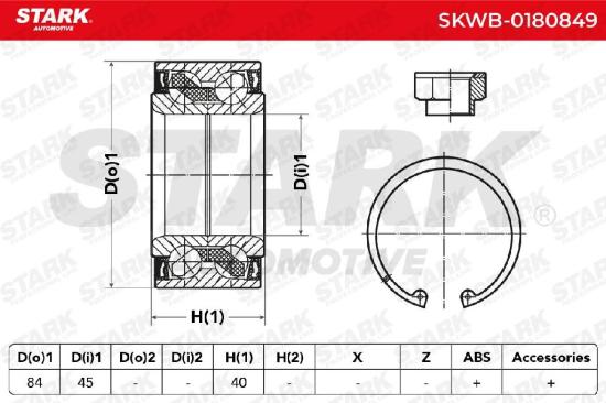 STARK SKWB-0180849 Radlagersatz pro 1 Rad Vorne für HONDA CIVIC VIII Hatchback Bild STARK SKWB-0180849 Radlagersatz pro 1 Rad Vorne für HONDA CIVIC VIII Hatchback