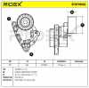 RIDEX 310T0062 Spannrolle Keilrippenriemen für DACIA DUSTER 7701473440 09121114 Bild RIDEX 310T0062 Spannrolle Keilrippenriemen für DACIA DUSTER 7701473440 09121114