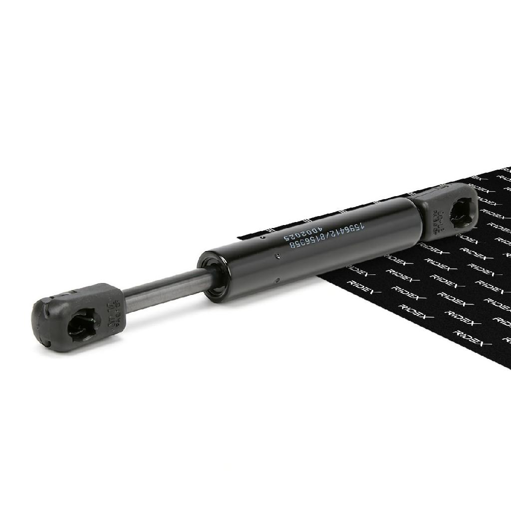 RIDEX 219G0192 Heckklappendämpfer Länge:165mm 650N Hub: 40mm für RENAULT