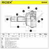 RIDEX 5J0301 Gelenksatz Antriebswelle Achswelle Vorne links rechts 46307034 Bild RIDEX 5J0301 Gelenksatz Antriebswelle Achswelle Vorne links rechts 46307034