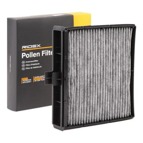 RIDEX 424I0171 Innenraumfilter Pollenfilter Aktivkohlefilter Höhe: 39 Breite: Bild RIDEX 424I0171 Innenraumfilter Pollenfilter Aktivkohlefilter Höhe: 39 Breite: