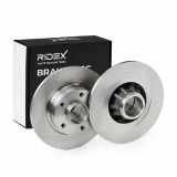RIDEX 82B0394 2x Bremsscheiben Hinten Ø280mm voll für OPEL 4320600Q0D
