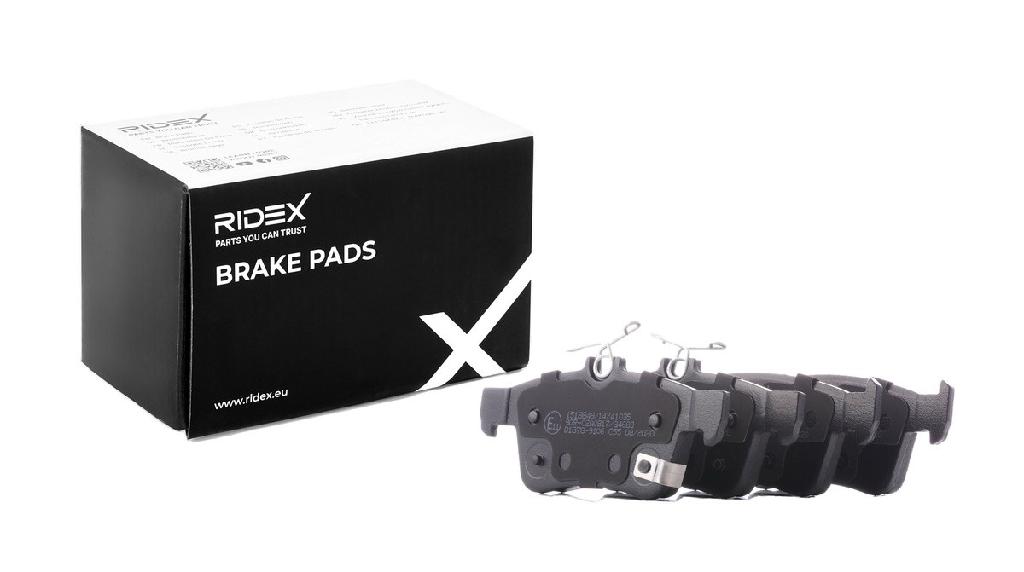 RIDEX Bremsbelagsatz Bremsbeläge Hinten für HONDA CIVIC IX (FK) e (ZC7)