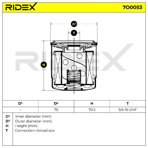 RIDEX Ölfilter Motorölfilter Anschraubfilter 7O0053 für SUZUKI SWIFT III JIMNY Bild RIDEX Ölfilter Motorölfilter Anschraubfilter 7O0053 für SUZUKI SWIFT III JIMNY