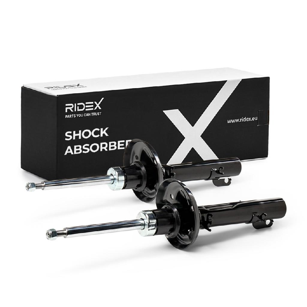 RIDEX 854S1527 2x Stoßdämpfer Federbein Gasdruck Vorne für VW Golf 1V Schrägheck