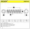 RIDEX 188C0040 2x Federn Fahrwerksfedern Hinten für RENAULT Megane 1I Kombi Bild RIDEX 188C0040 2x Federn Fahrwerksfedern Hinten für RENAULT Megane 1I Kombi