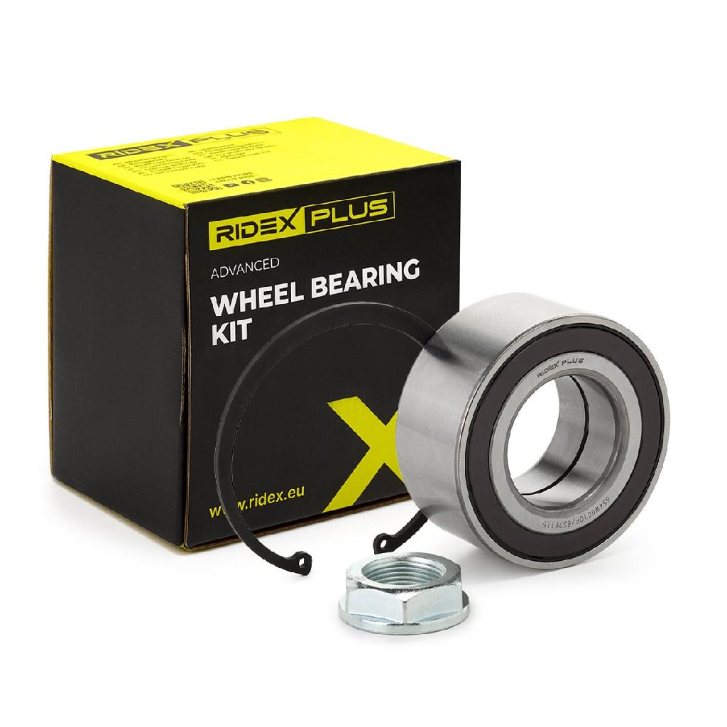 RIDEX PLUS 654W0010P Radlagersatz pro 1 Rad Vorne beidseitig passend für PEUGEOT