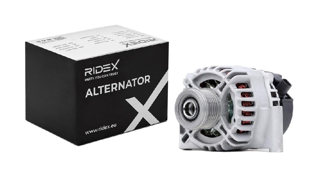 RIDEX 4G0213 Lichtmaschine 120A 12V Drehrichtung im Uhrzeigersinn mit für OPEL