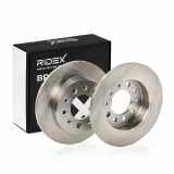 RIDEX 82B0276 2x Bremsscheiben Hinten Ø258mm voll für HYUNDAI COUPE (GK)